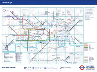 Mapas Do Metro De Londres Londres Para Principiantes