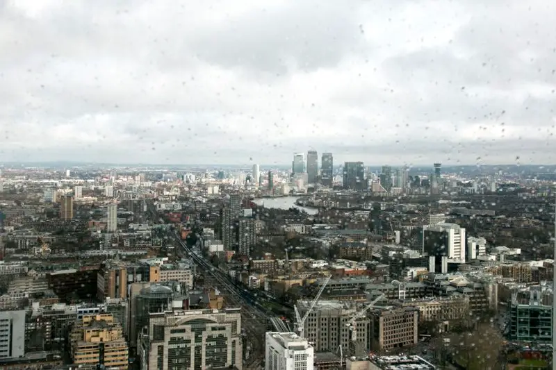 Sky Garden: lindo e gratuito - visa leste Canary Wharf