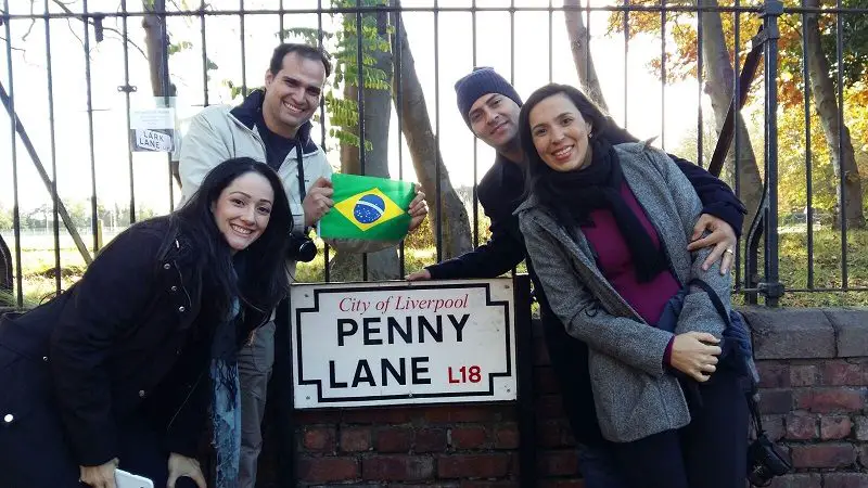 Guia Brasileiro em Liverpool - Penny Lane
