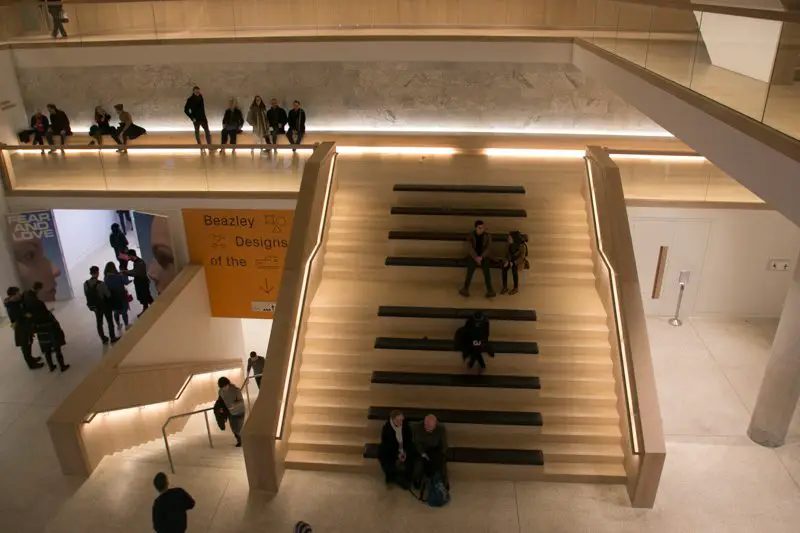O Museu do Design em Kensington - átrio